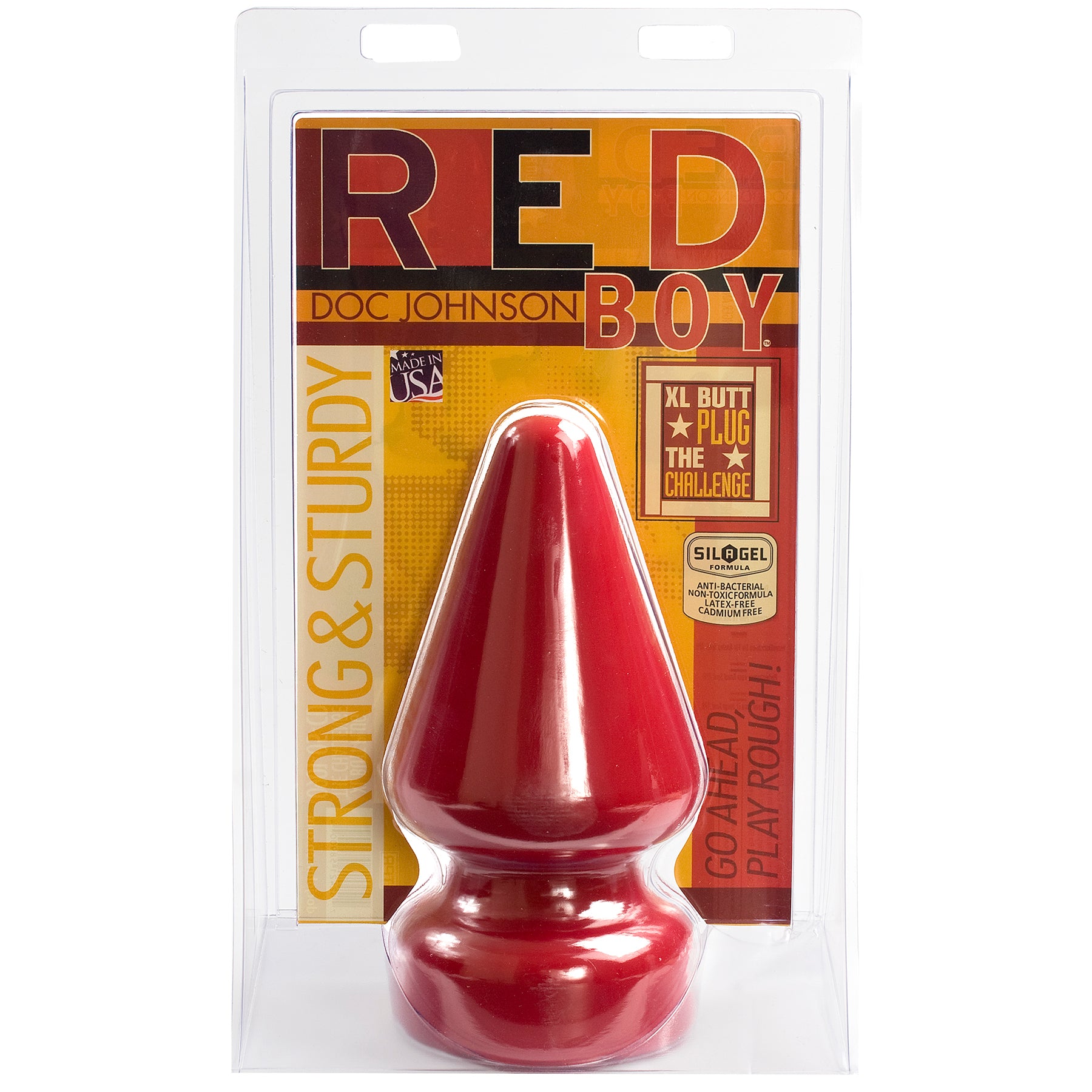 Red Boy Challenge 9" Extra Large Butt Plug
