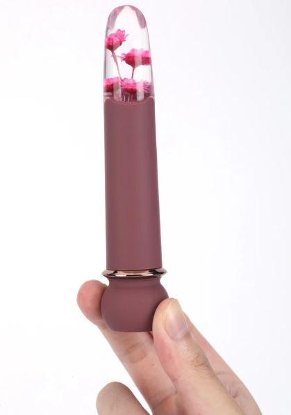 FLORA RECHARGEABLE FLOWER BULLET JAGUAR POWER BURGUNDY
