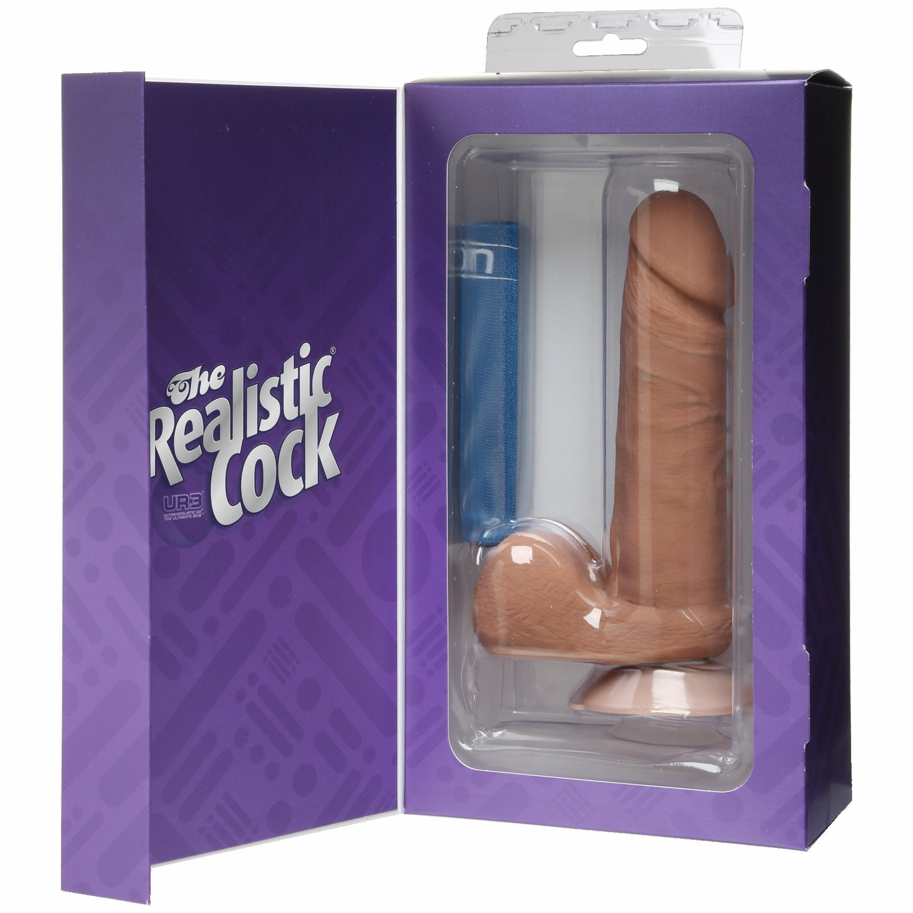 Realistic Cock UltraSkyn 6" – Brown