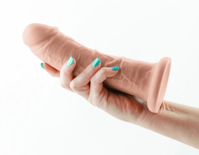 COLOURS DUAL DENSITY 7IN GIRTH DILDO WHITE