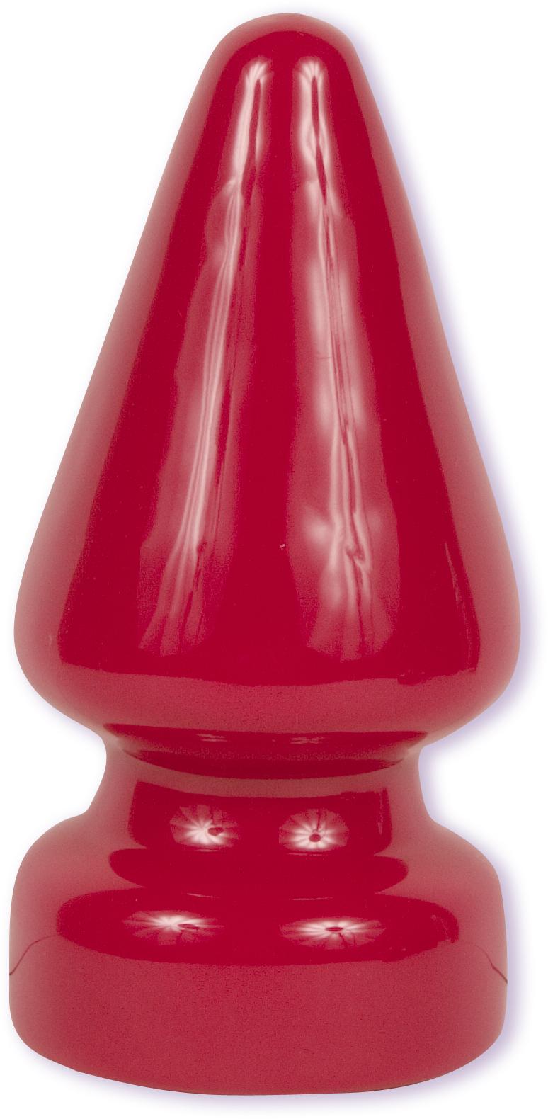 RED BOY CHALLENGE 9IN EXTRA LARGE BUTT PLUG - CD
