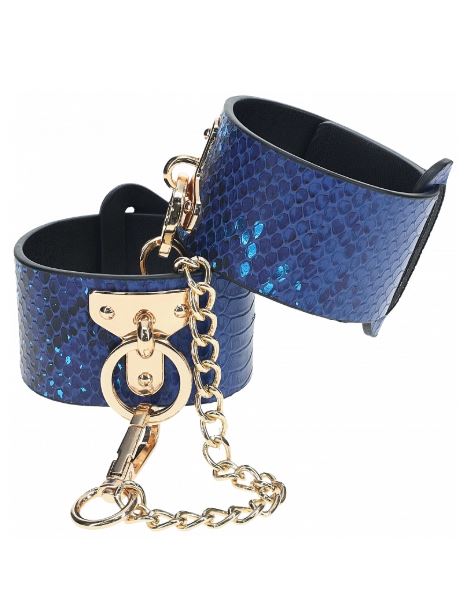 OUCH! FLORENCE COLLECTION HANDCUFFS - BLUE