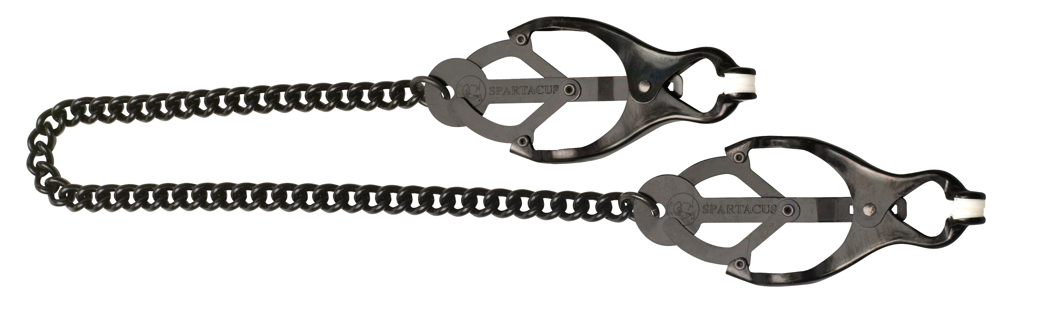 BLACK BUTTERFLY CLAMP W/LINK CHAIN