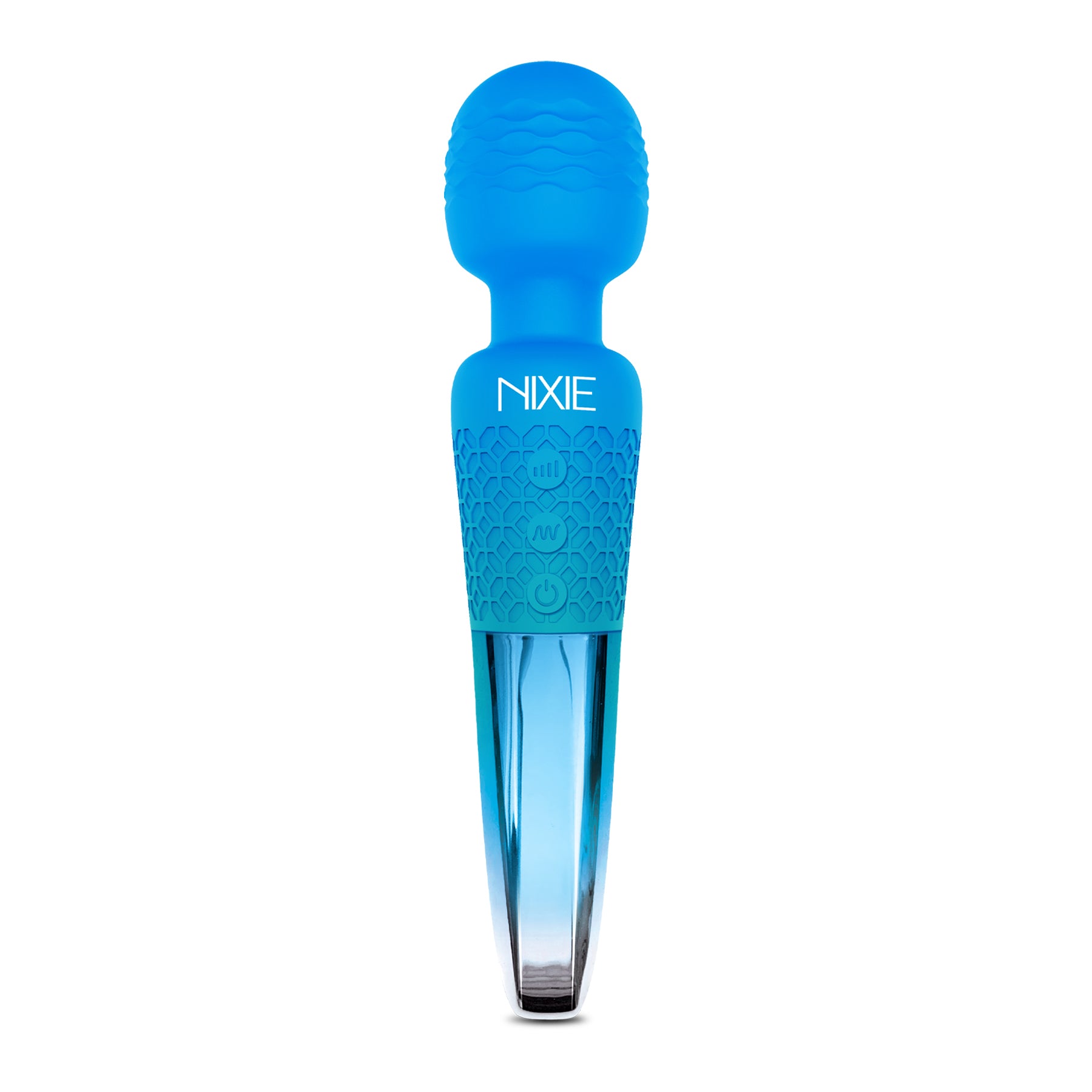 NIXIE WAND MASSAGER BLUE OMBRE METALLIC