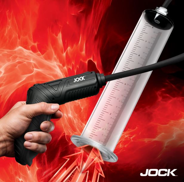 JOCK ADVANCED POWER PUMPER PENIS PUMP W/CYLINDER
