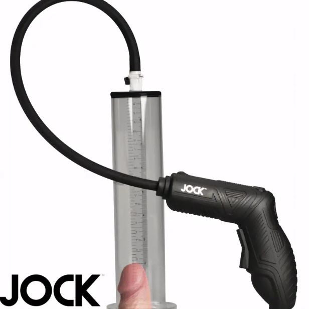 JOCK ADVANCED POWER PUMPER PENIS PUMP W/CYLINDER