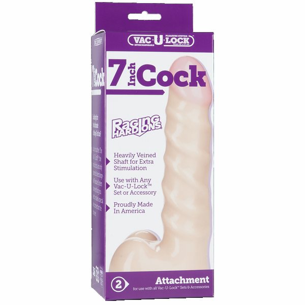 RAGING HARD ON 7IN COCK VAC U LOCK BX
