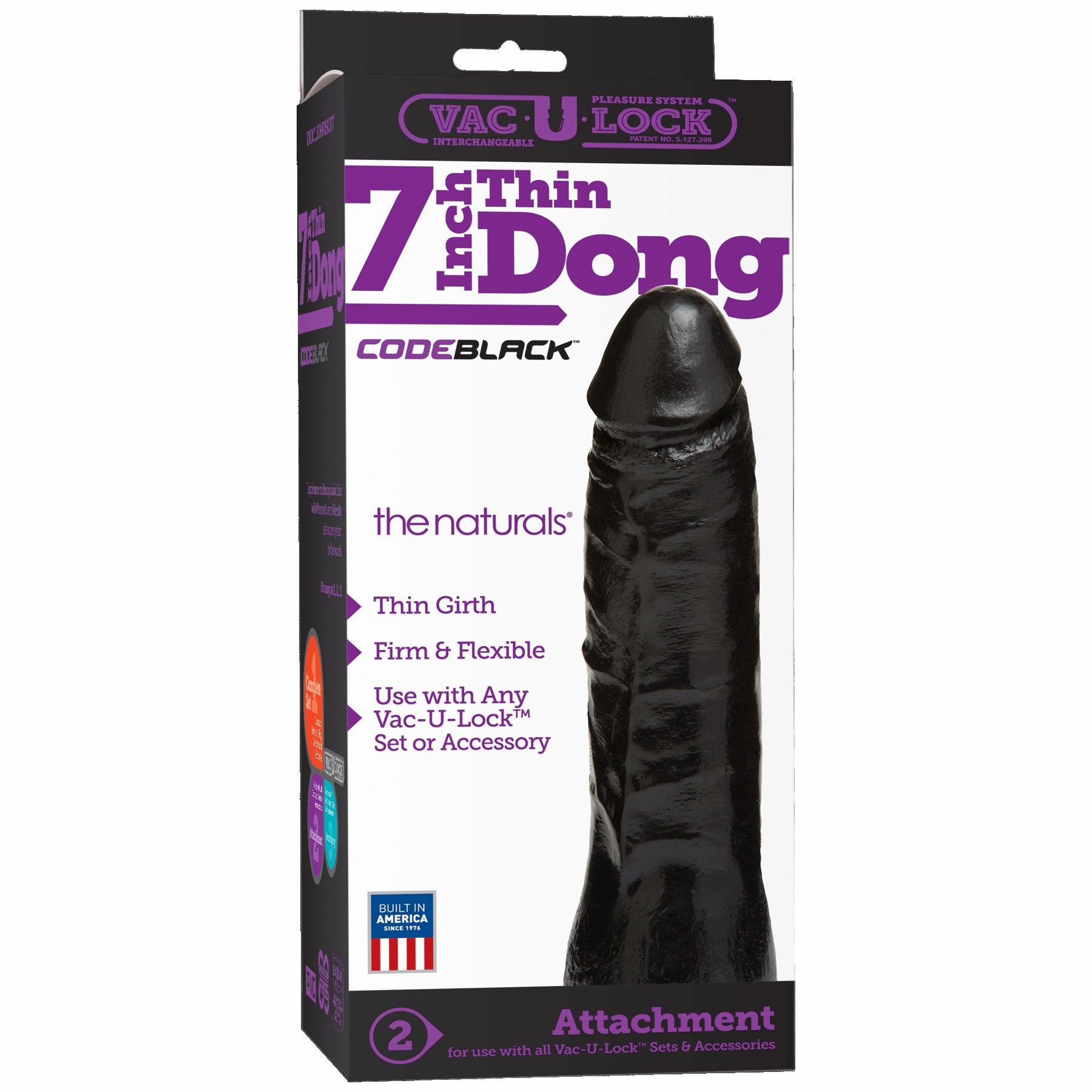 VAC U LOCK CODE BLACK 7IN DONG