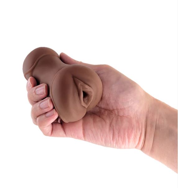 POCKET PALS VAGINA STROKER BROWN
