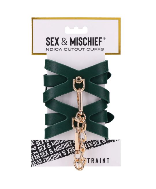 SEX & MISCHIEF INDICA CUTOUT CUFFS