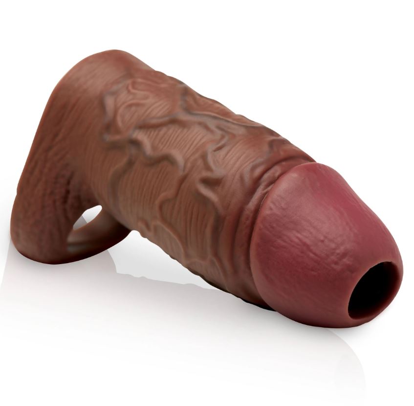 JOCK ENHANCERS PENIS ENHANCER W/ BALL STRAP DARK
