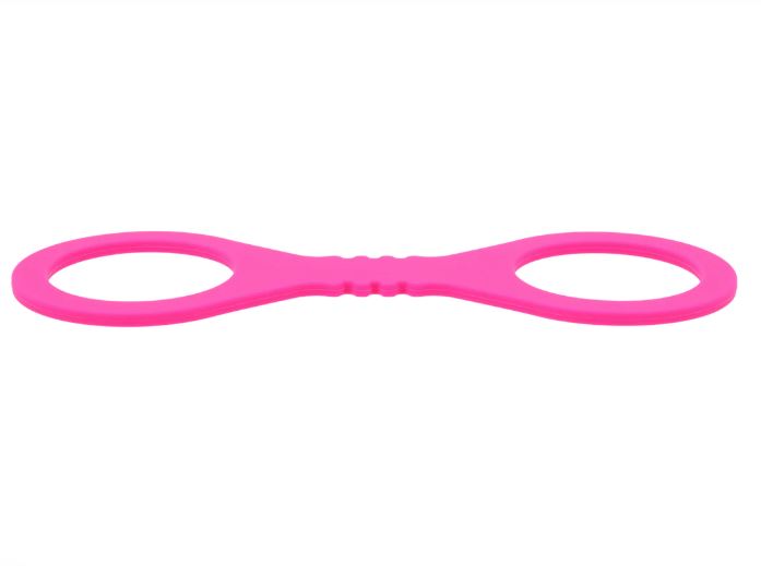 SEX & MISCHIEF HOT PINK SMALL SILICONE CUFFS