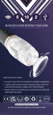 BLOWJOB VIBRATING SUCKER (THE MALE STROKER 2)