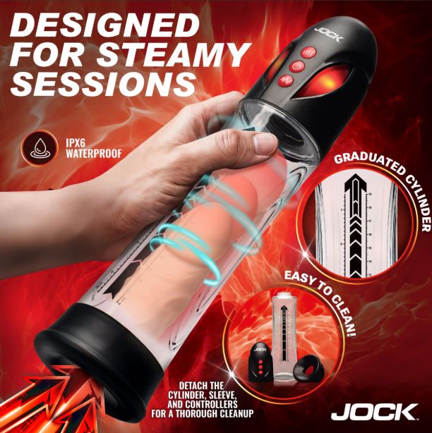 JOCK ADVANCED POWER UP AUTOMAT WATERPROOF PENIS PUMP