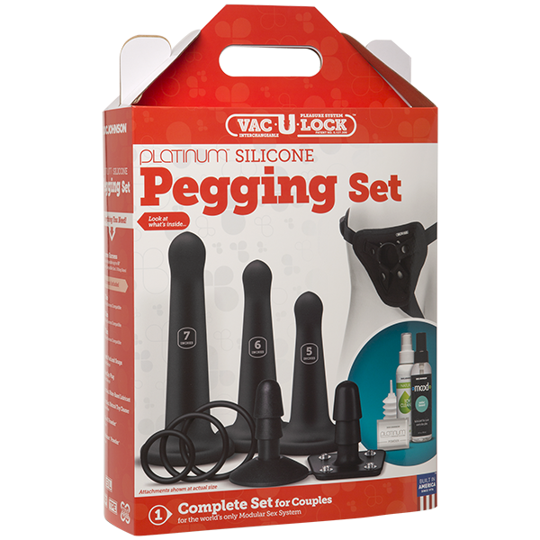 Vac-U-Lock Platinum Silic Black Set