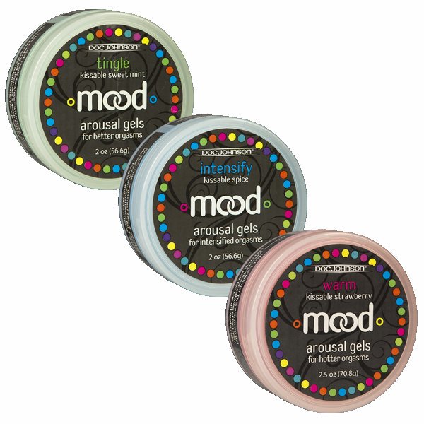 MOOD AROUSAL GELS 3 - 2 OZ JARS (BU)