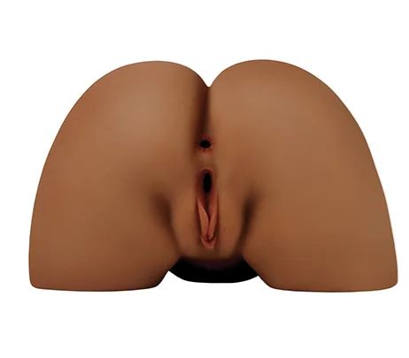 PDX ELITE SHAKE THAT ASS VIBRATING MEGA MASTURBATOR BROWN