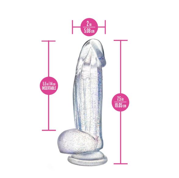 NATURALLY YOURS BLING 7.5IN' SPARKLING CLEAR