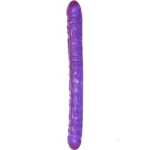 Crystal Jellies Double Dong 18" – Purple