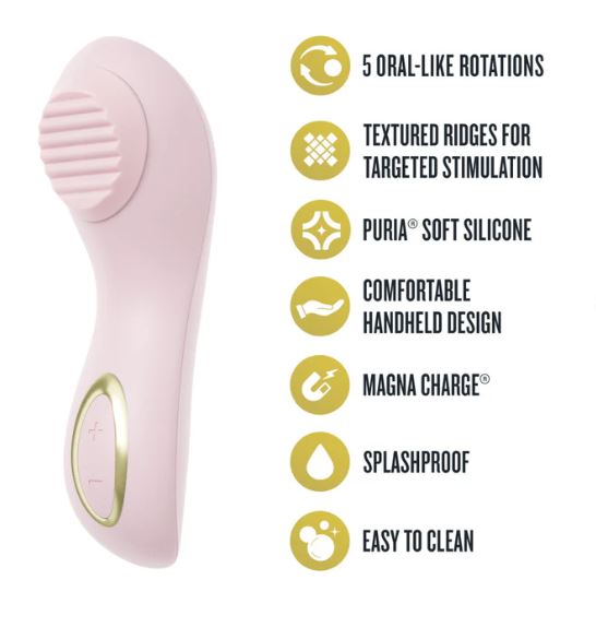 DELICE DAHLIA STIMULATING PERSONAL MASSAGER PINK