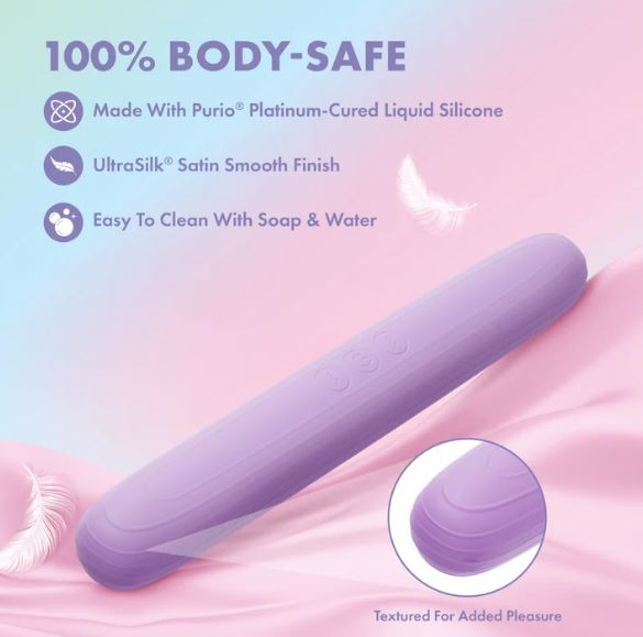 PLAY WITH ME SILICONE DOUBLE ENDED VIBRATOR