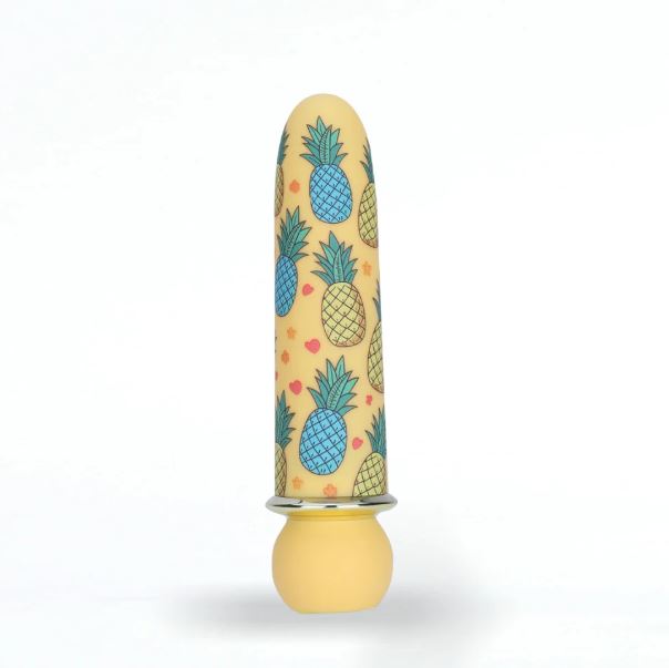 KONA RECHARGEABLE POWERFUL BULLET PINNEAPPLE PRINT JAGUAR POWER