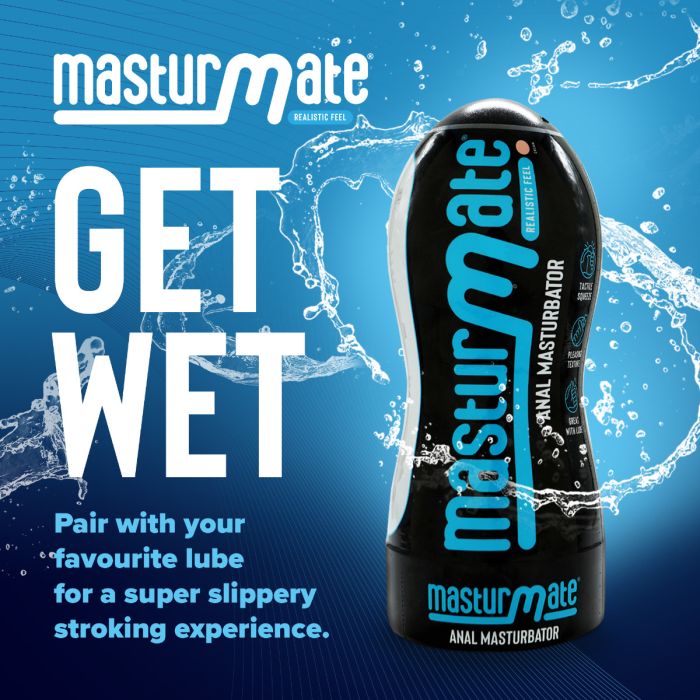 MASTURMATE REALISTIC FEEL MALE STROKER - BUTT - MOCHA