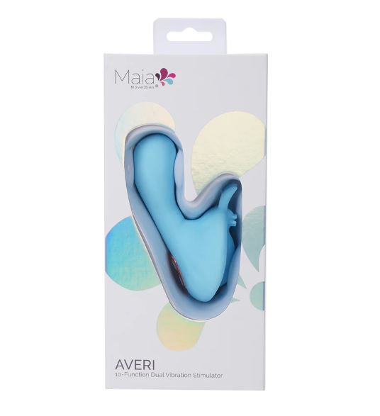 AVERI DUAL STIM VIBE BLUE