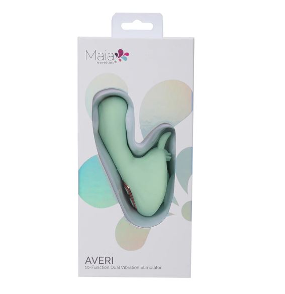 AVERI DUAL STIM VIBE GREEN