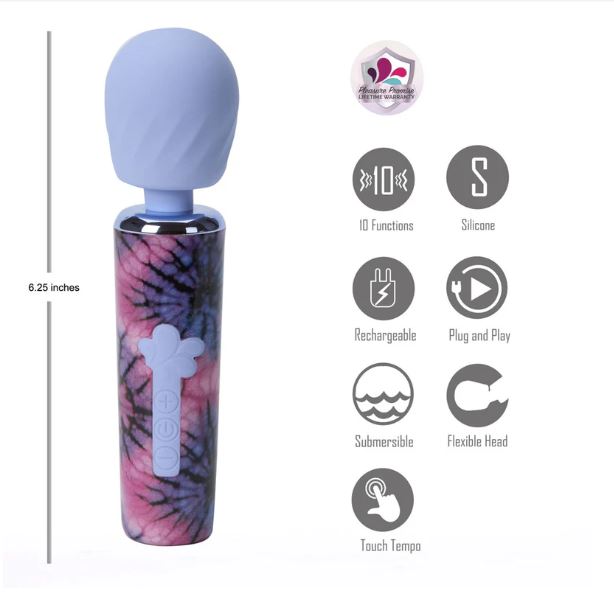 JOURNEE JAGUAR POWER WAND TIE DYE