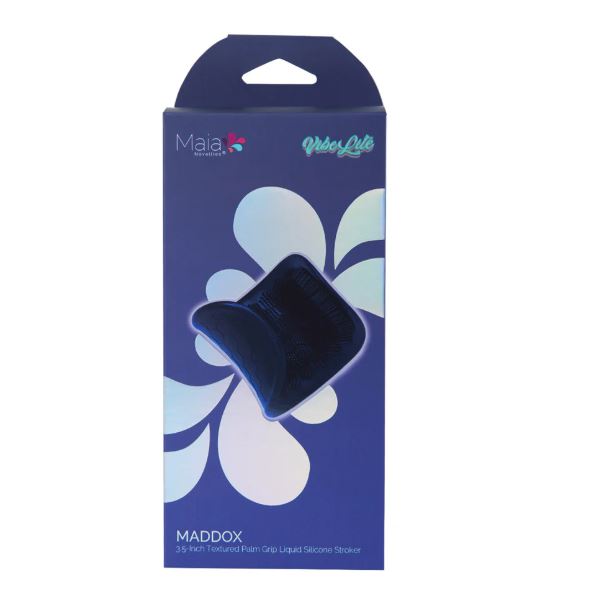 MADDOX BLUE SILICONE TICKLING VIBRATOR