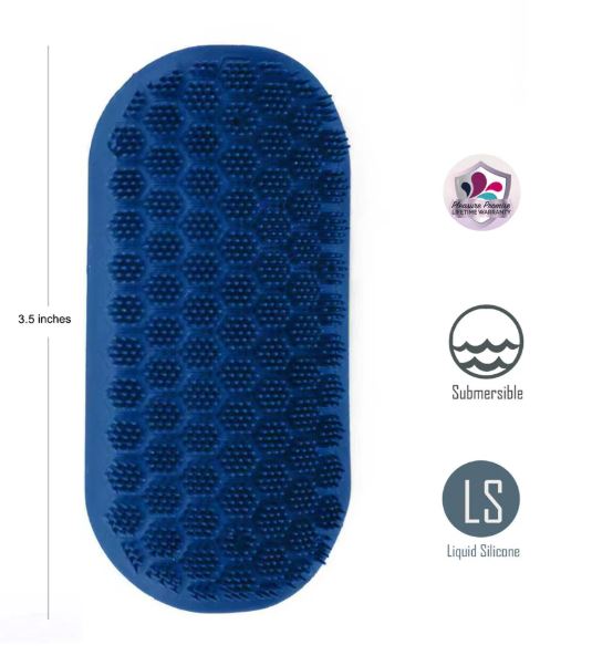 MADDOX BLUE SILICONE TICKLING VIBRATOR