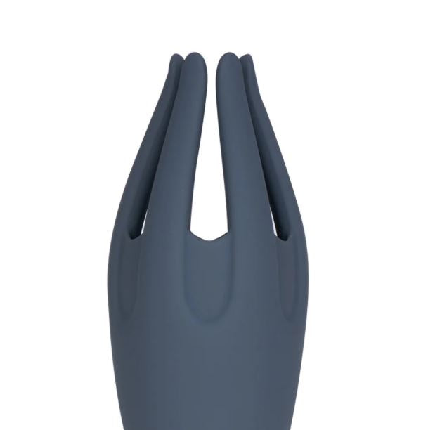 LEO GREY SILICONE TICKLING VIBRATOR