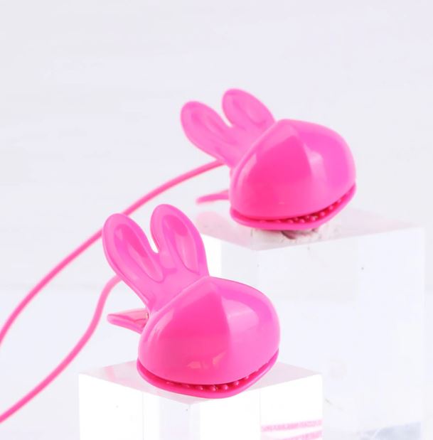 MOLLI VIBRATING NIPPLE CLAMPS & NECKLACE PINK