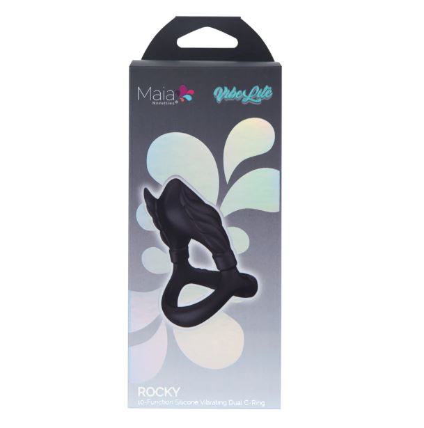 ROCKY BLACK PENIS RING