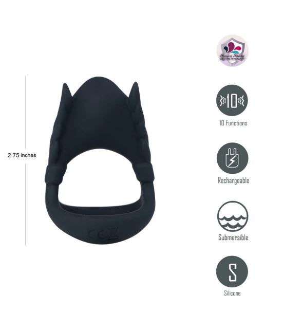 ROCKY BLACK PENIS RING