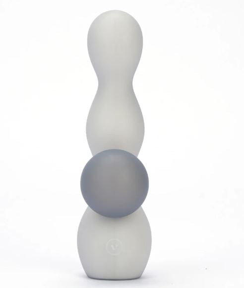 PRESLEY GREY BALL VIBRATOR GREY/ BLACK