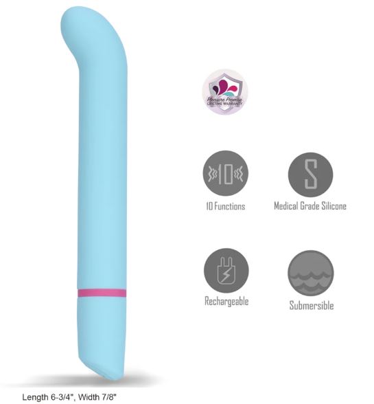 MARNI 10 FUNCTION SILICONE G-SPOT VIBRATOR BLUE