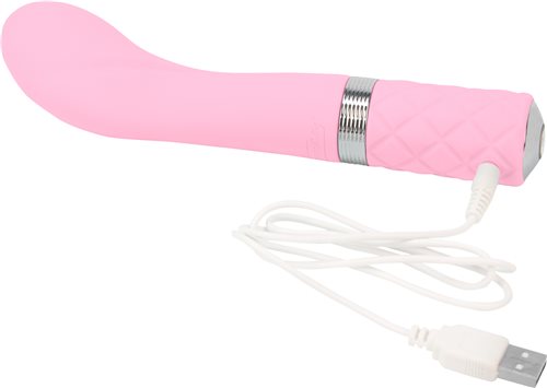 Pillow Talk Sassy G-Spot Vibe with Swarovski Crystal – Pink