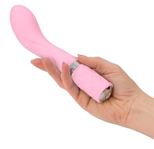 Pillow Talk Sassy G-Spot Vibe with Swarovski Crystal – Pink