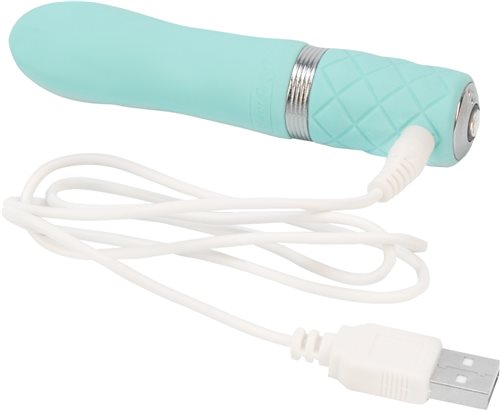 PILLOW TALK FLIRTY VIBE W/SWAROVSKI CRYSTAL TEAL