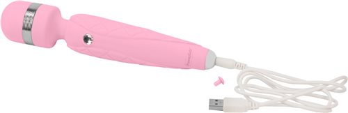 PILLOW TALK CHEEKY WAND W/SWAROVSKI CRYSTAL PINK