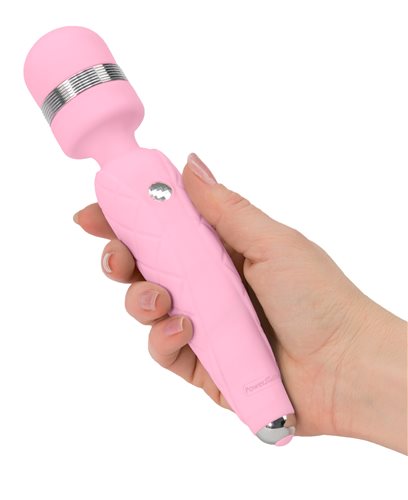 PILLOW TALK CHEEKY WAND W/SWAROVSKI CRYSTAL PINK