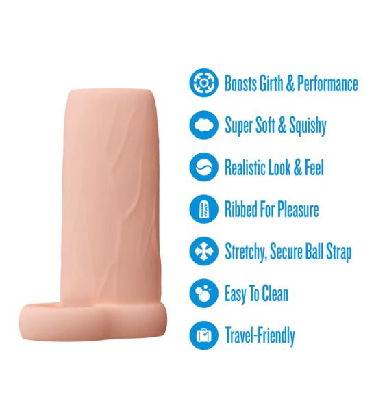 PERFORMANCE PENIS EXTENDER ENHANCEMENTE SLEEVE 3.5 VANILLA"