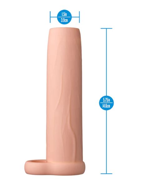 PERFORMANCE PENIS EXTENDER ENHANCEMENTE SLEEVE 5.75 VANILLA"