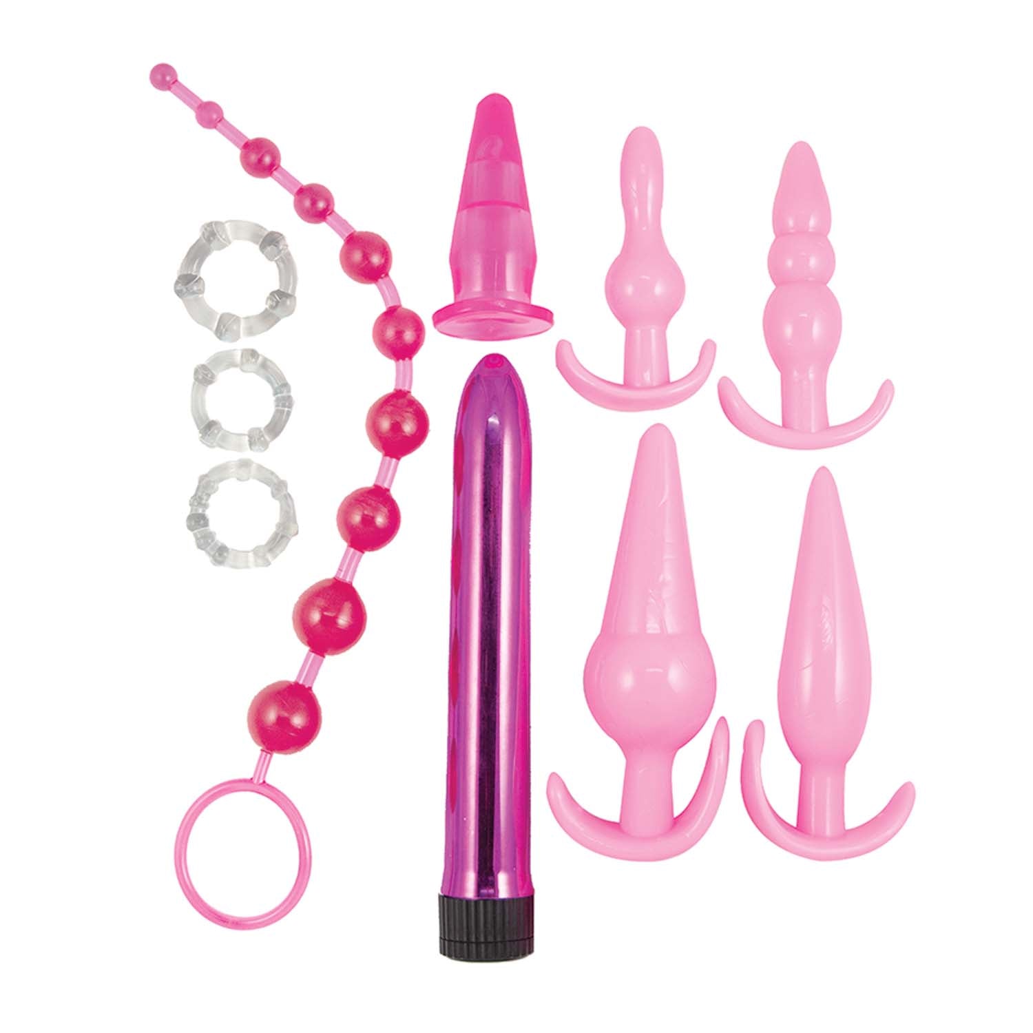 PINK ELITE COLLECTION ANAL PLAY KIT - PINK