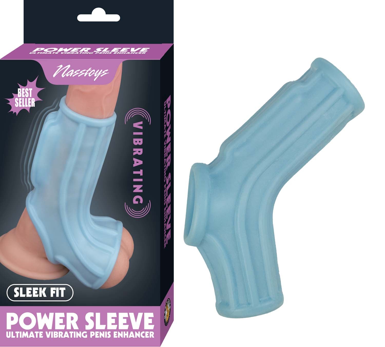 Vibrating Power Sleeve Sleek Fit – Blue