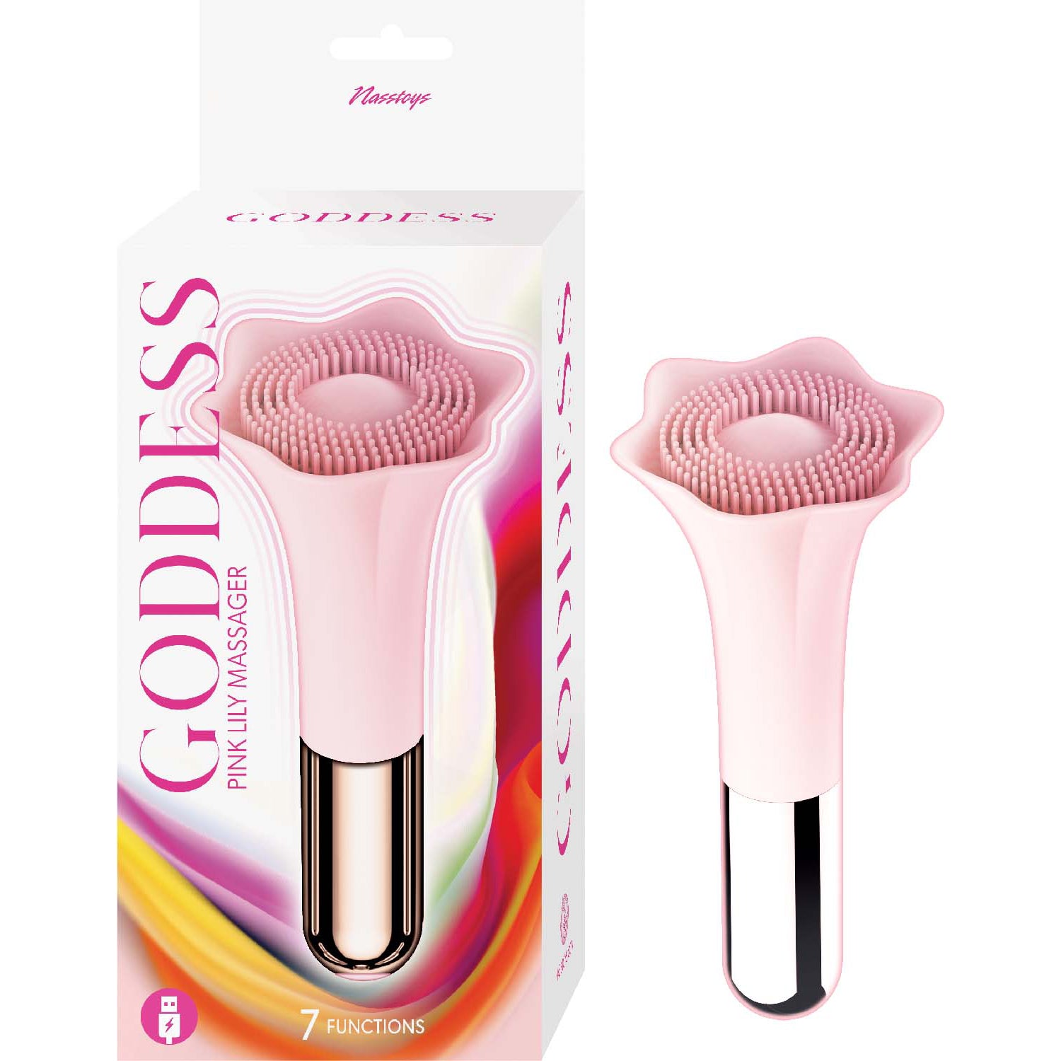 Goddess Pink Lily Massager – Pink