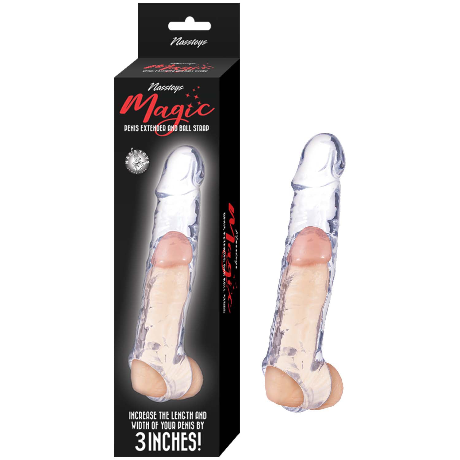 Magic Extender & Ball Strap 6.5" – Clear