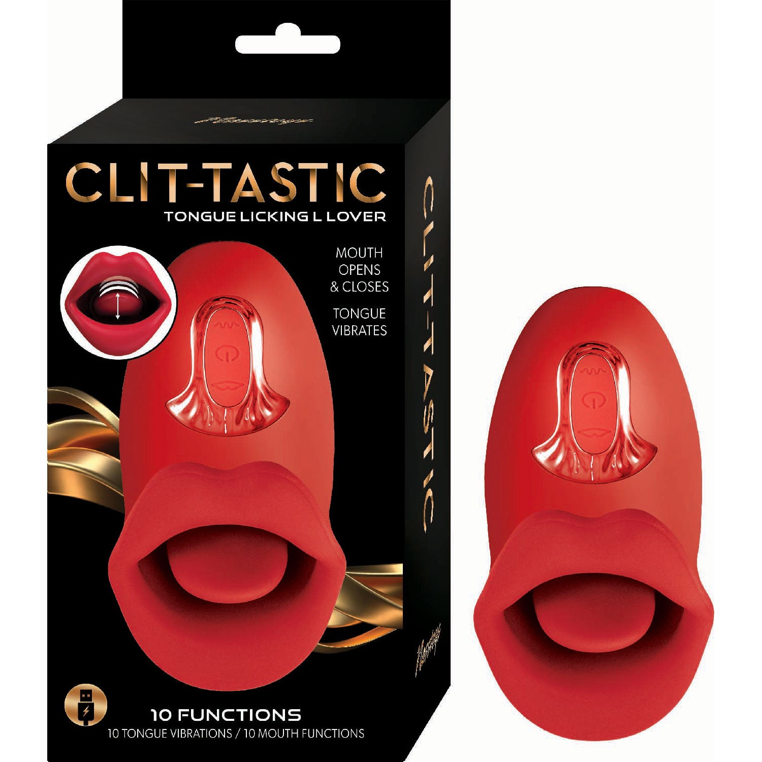 Clit Tastic Tongue Licking Lover – Red